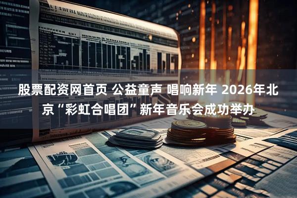 股票配资网首页 公益童声 唱响新年 2026年北京“彩虹合唱团”新年音乐会成功举办